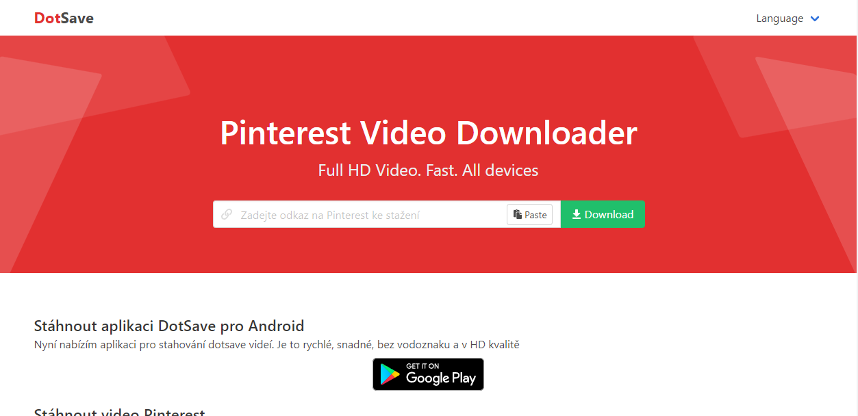pinterest video to mp4 download